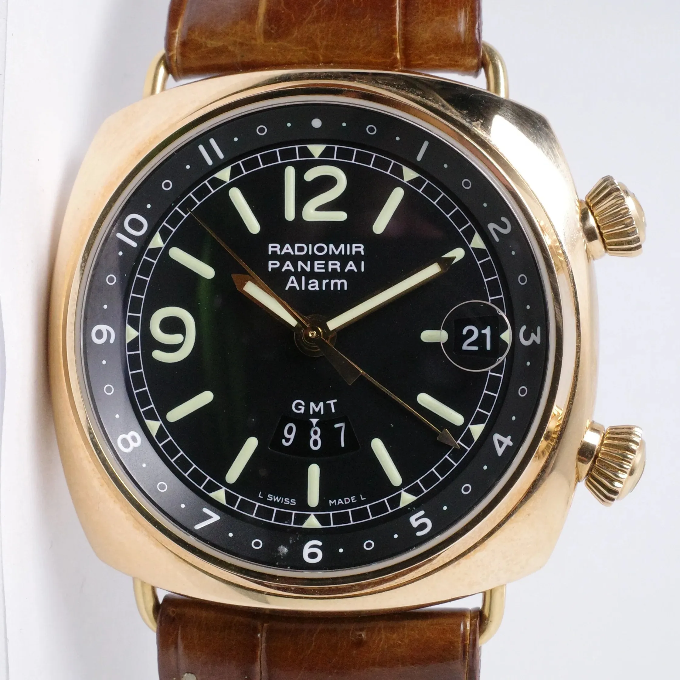 Panerai Radiomir GMT PAM238 42mm Rose gold Black