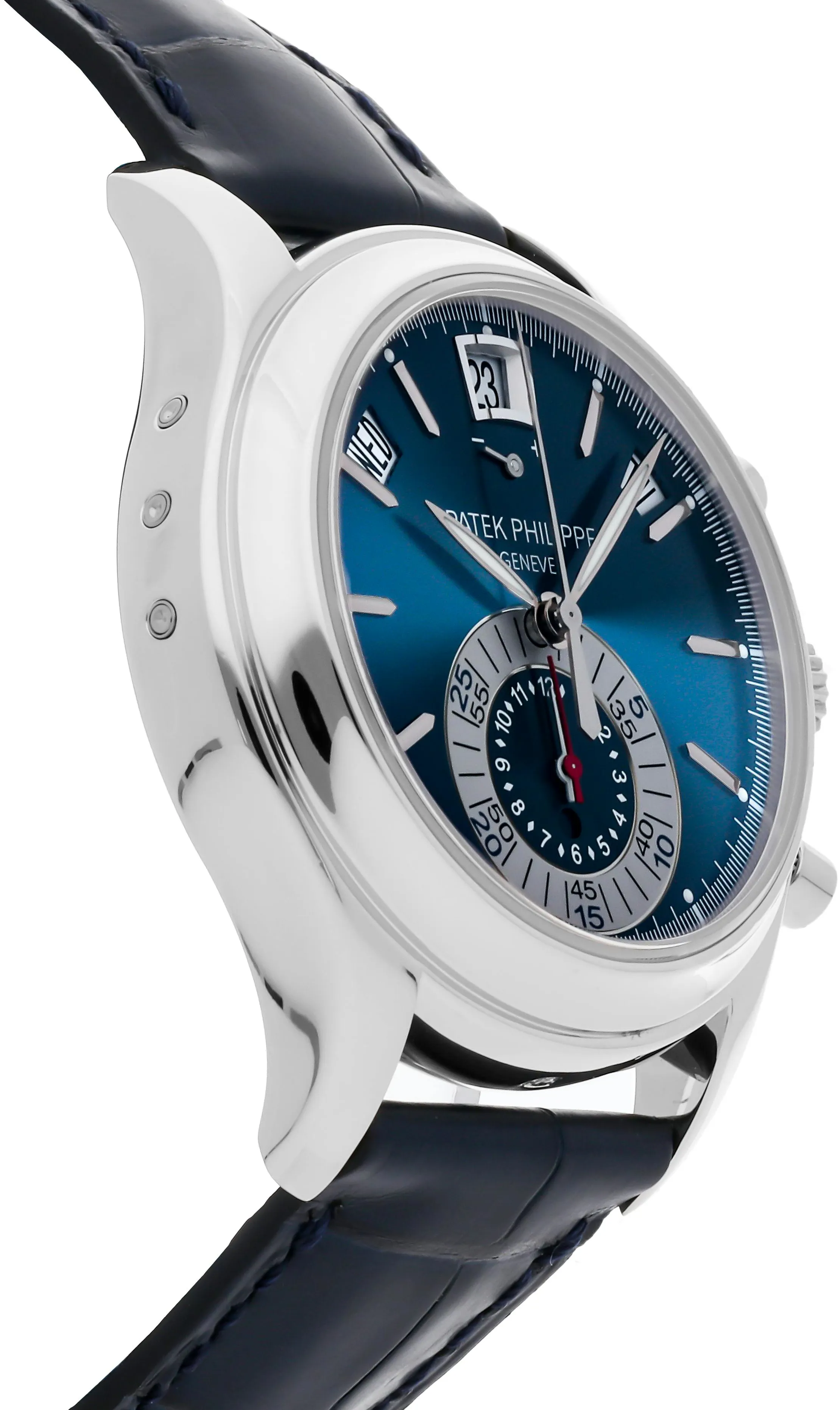 Patek Philippe Annual Calendar Chronograph 5960P-015 40mm Platinum Blue 2