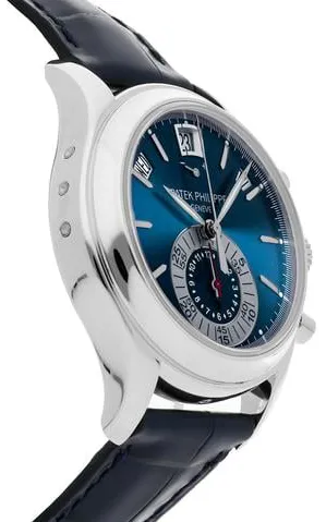 Patek Philippe Annual Calendar Chronograph 5960P-015 40mm Platinum Blue 2