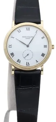 Patek Philippe Calatrava 3919J-001 33mm Yellow gold White 1