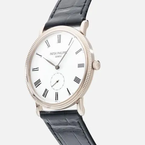 Patek Philippe Calatrava 5119G-001 36mm White gold Guilloché 3