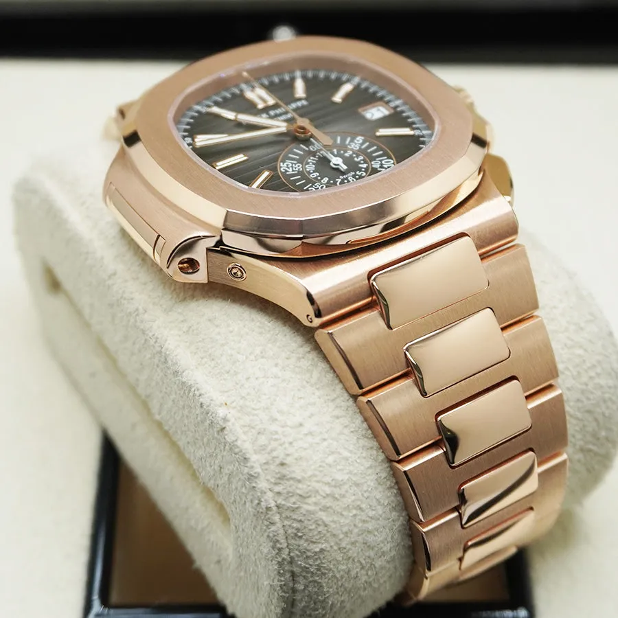 Patek Philippe Nautilus 5980/1R-001 40.5mm Rose gold Black 4