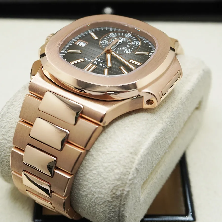 Patek Philippe Nautilus 5980/1R-001 40.5mm Rose gold Black 5