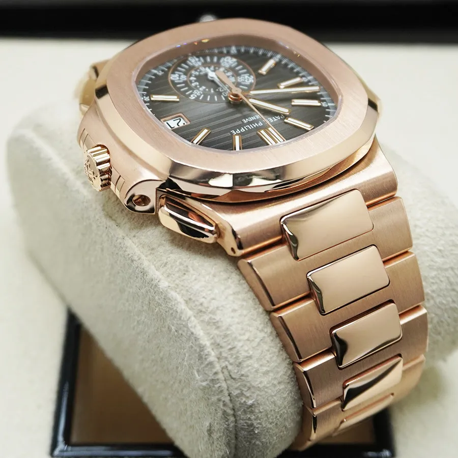 Patek Philippe Nautilus 5980/1R-001 40.5mm Rose gold Black 6