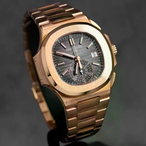 Patek Philippe Nautilus 5980/1R-001 40.5mm Rose gold Black 1