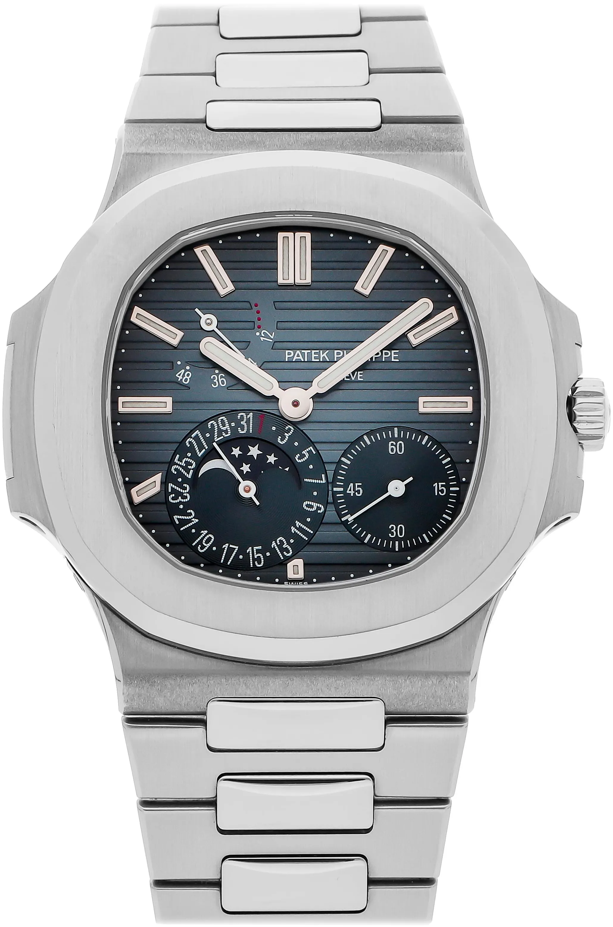 Patek Philippe Nautilus Moonphase 5712/1A-001 40mm Stainless steel Blue