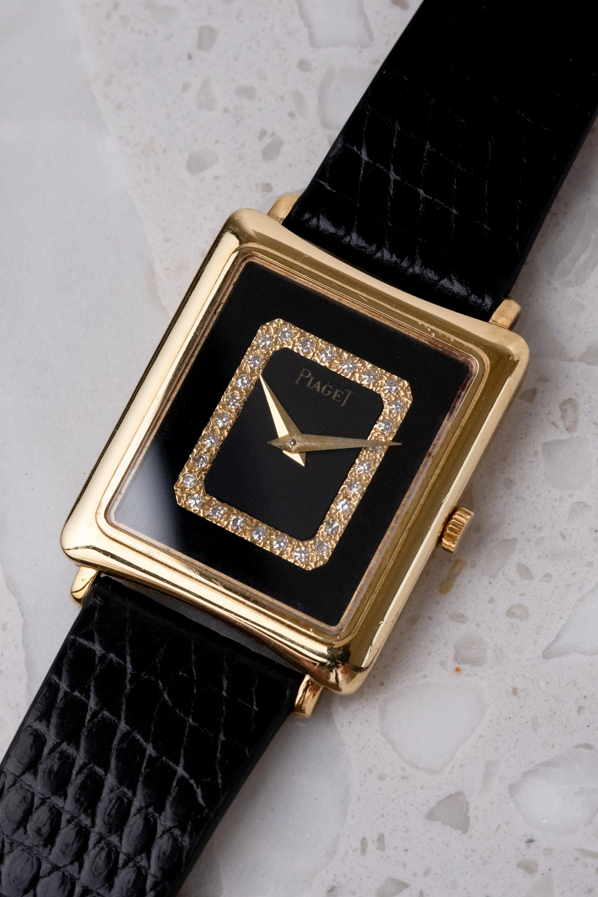 Piaget 9254 24mm Yellow gold Black 5