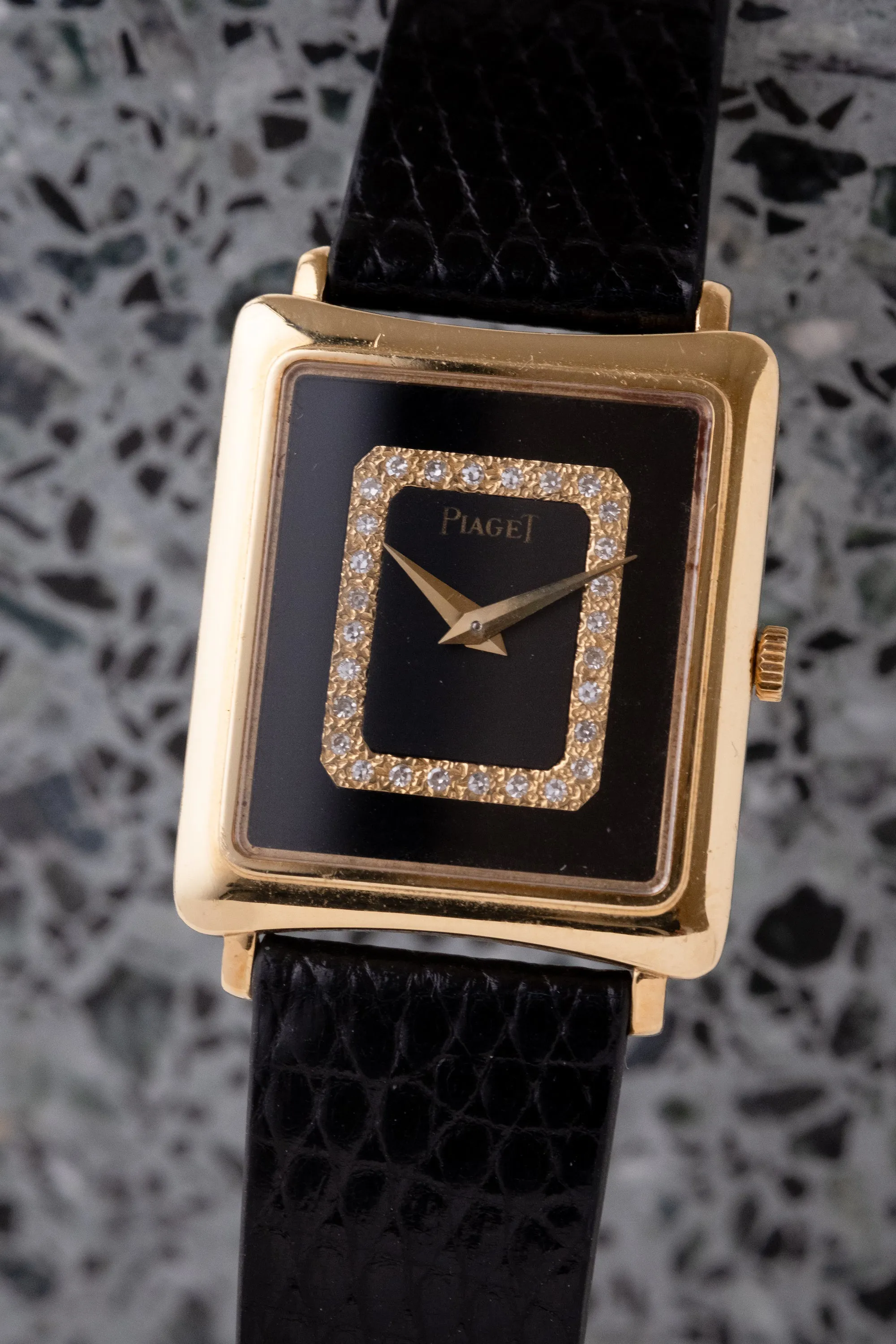 Piaget 9254 24mm Yellow gold Black 7