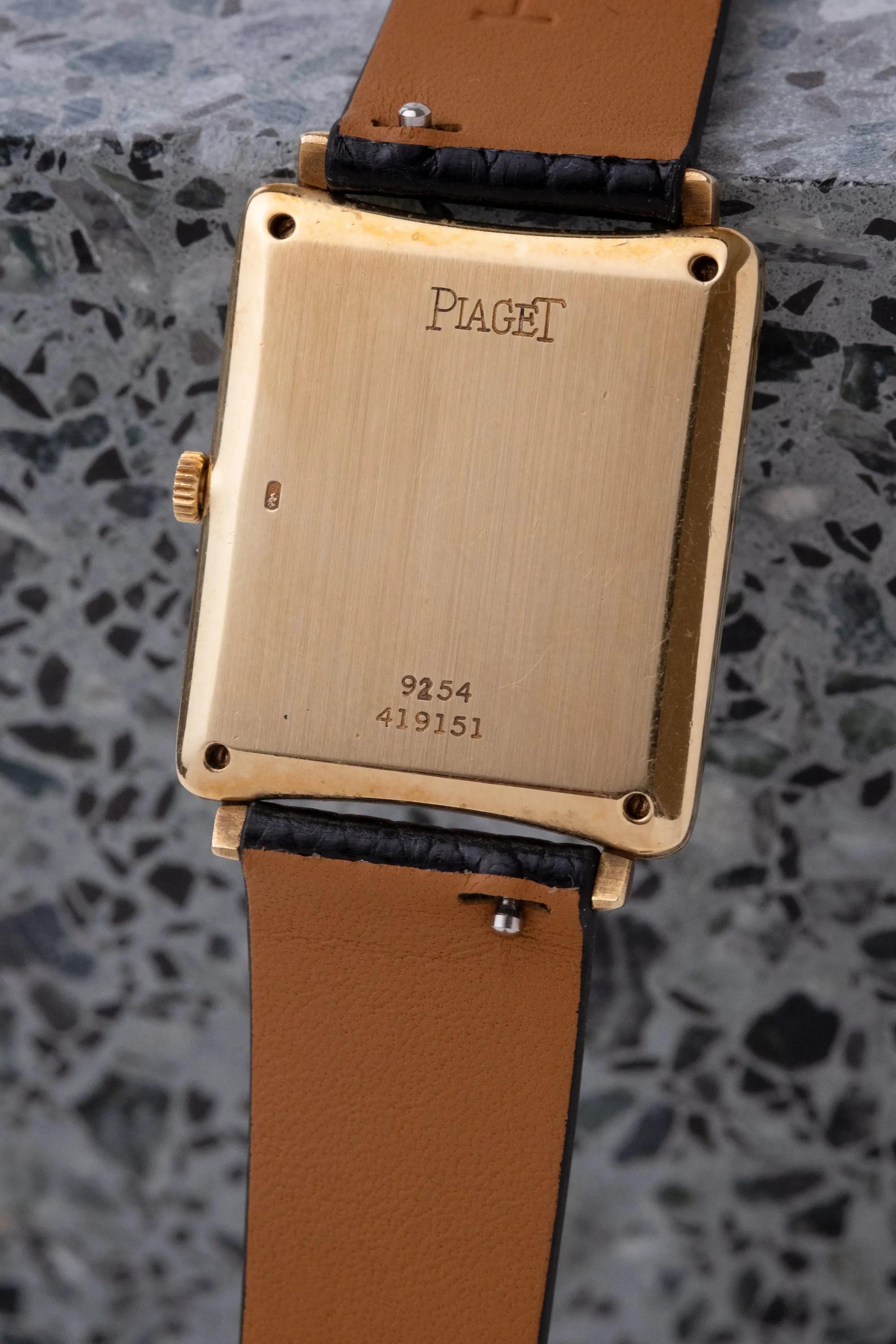 Piaget 9254 24mm Yellow gold Black 8