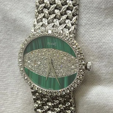 Piaget 9806 D 2 27mm White gold Malachite 1