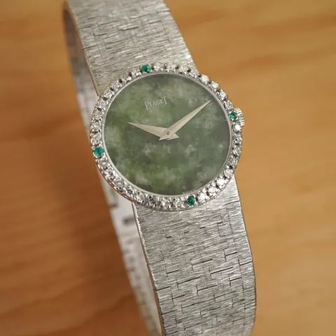 Piaget Limelight 9706 24mm White gold Green 1