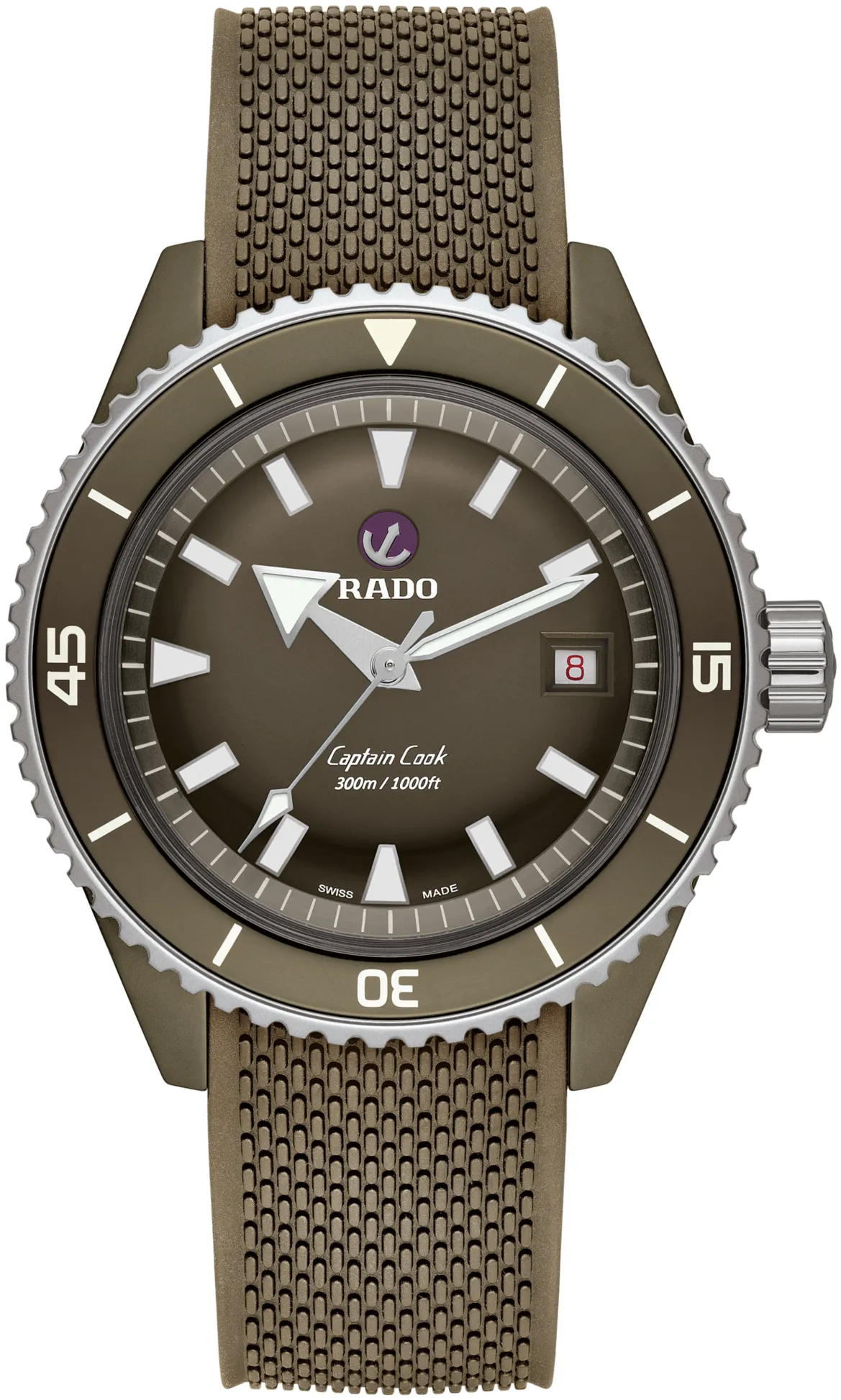 Rado Captain Cook R32130318 Ceramic Brown