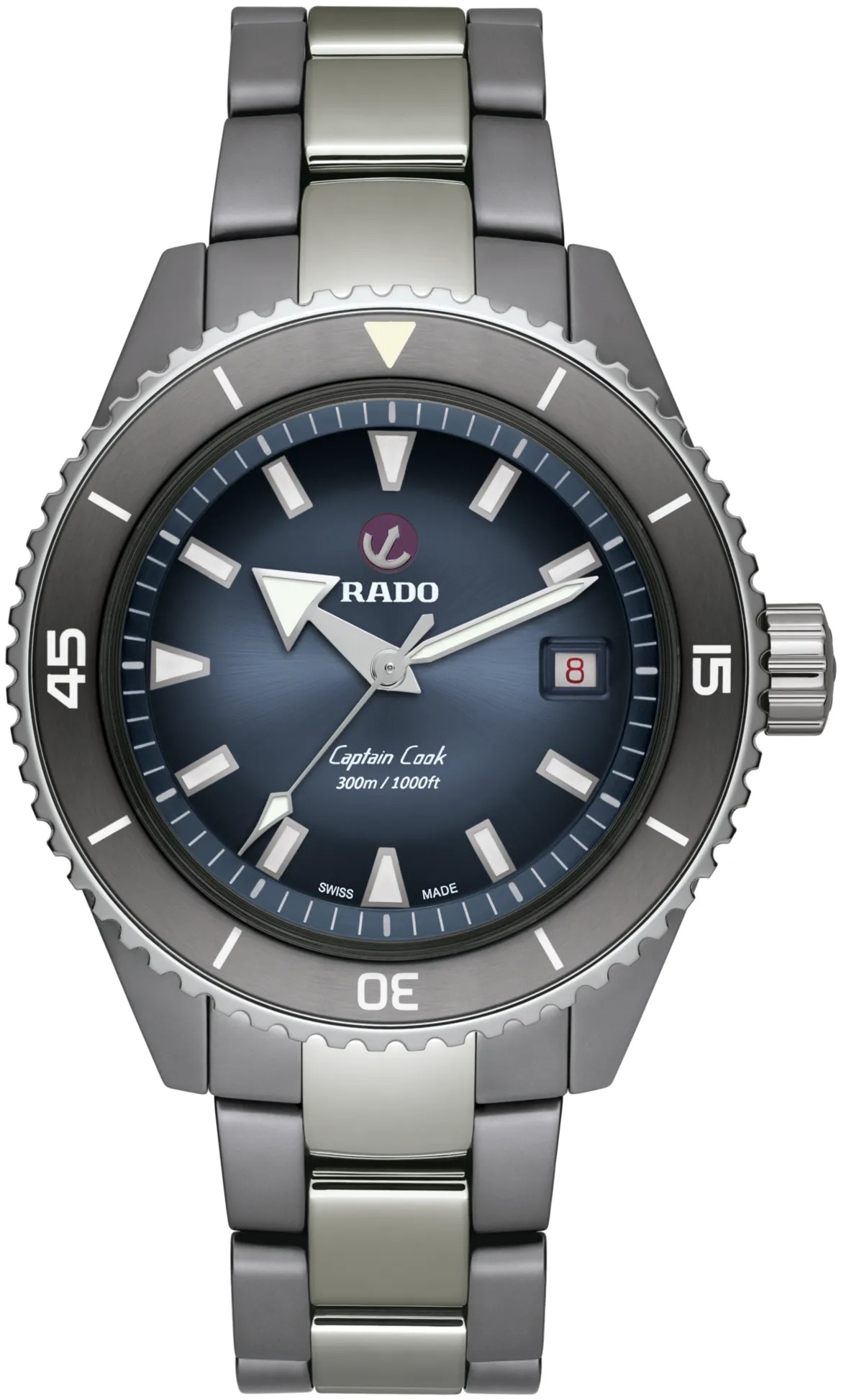 Rado Captain Cook R32144202 Ceramic Blue