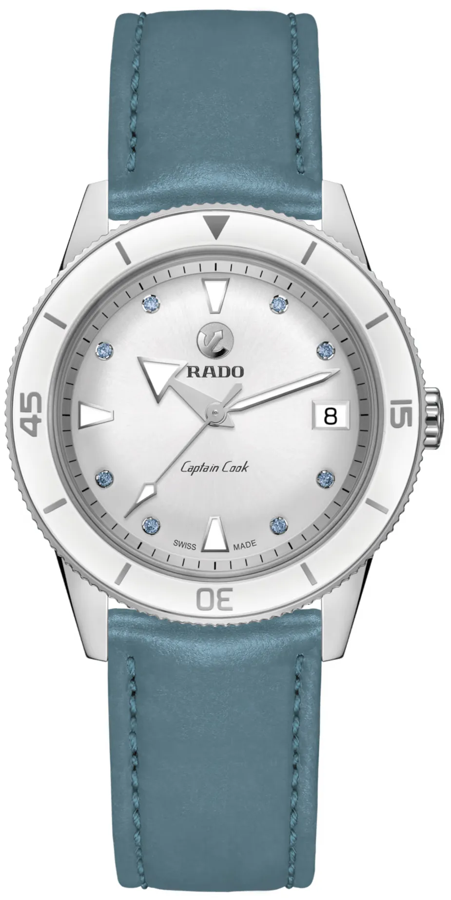 Rado Captain Cook R32500718 37mm Stainless steel White