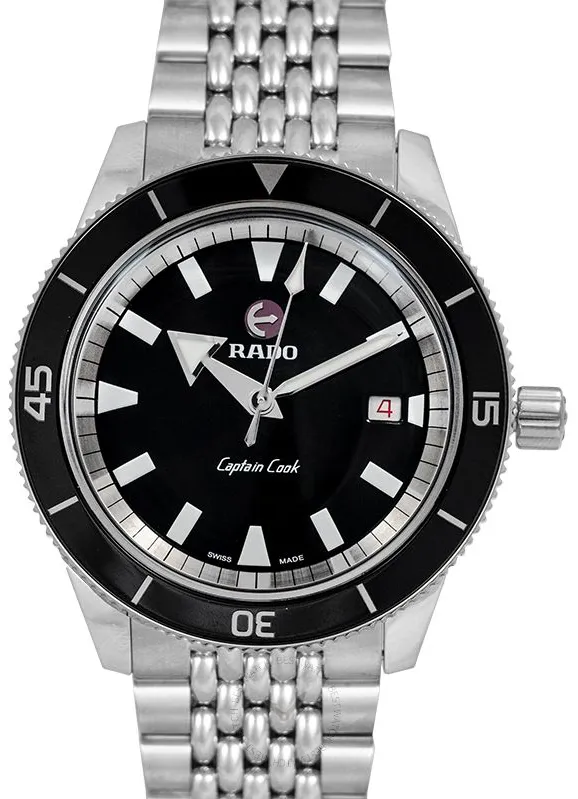 Rado Captain Cook R32505153 42mm Stainless steel Black