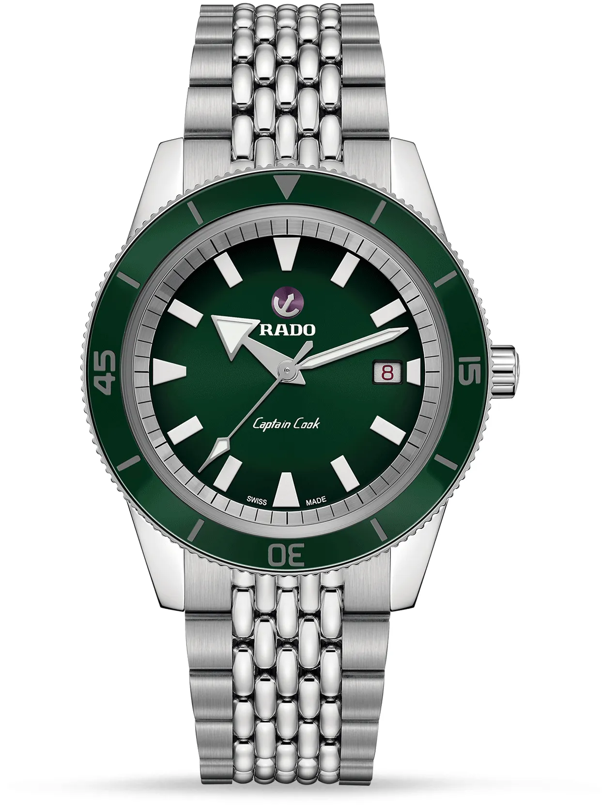 Rado Captain Cook R32505313 42mm Stainless steel Green