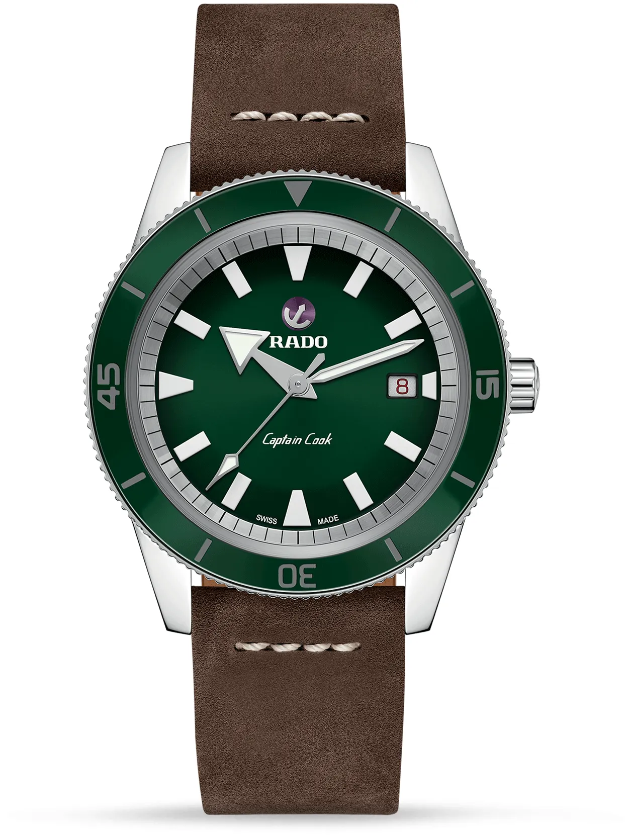 Rado Captain Cook R32505315 42mm Stainless steel Green