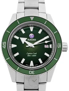 Rado HyperChrome Captain Cook R32105318 Ceramic and Stainless steel Green