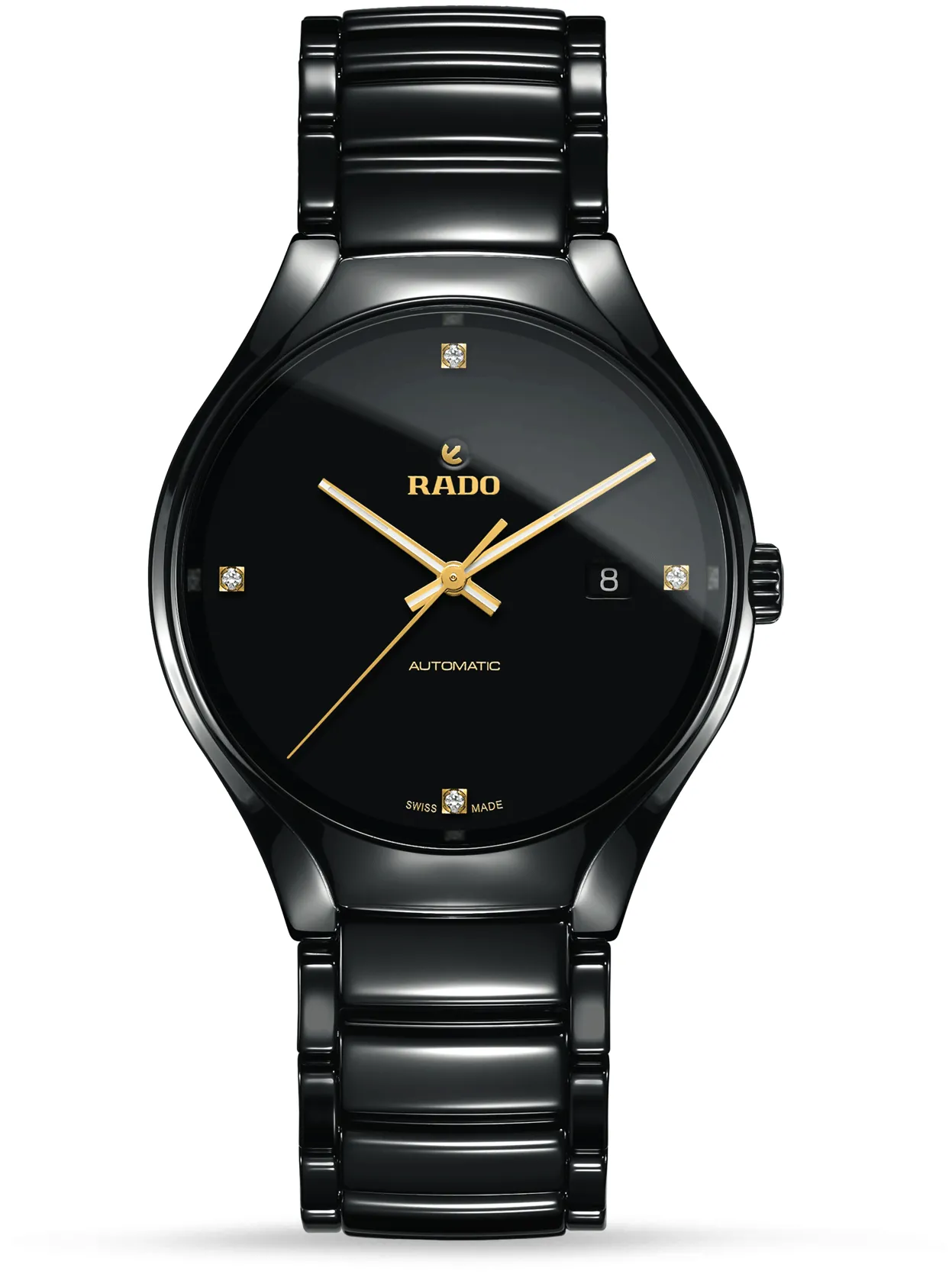 Rado True R27056712 40mm Black ceramic Black