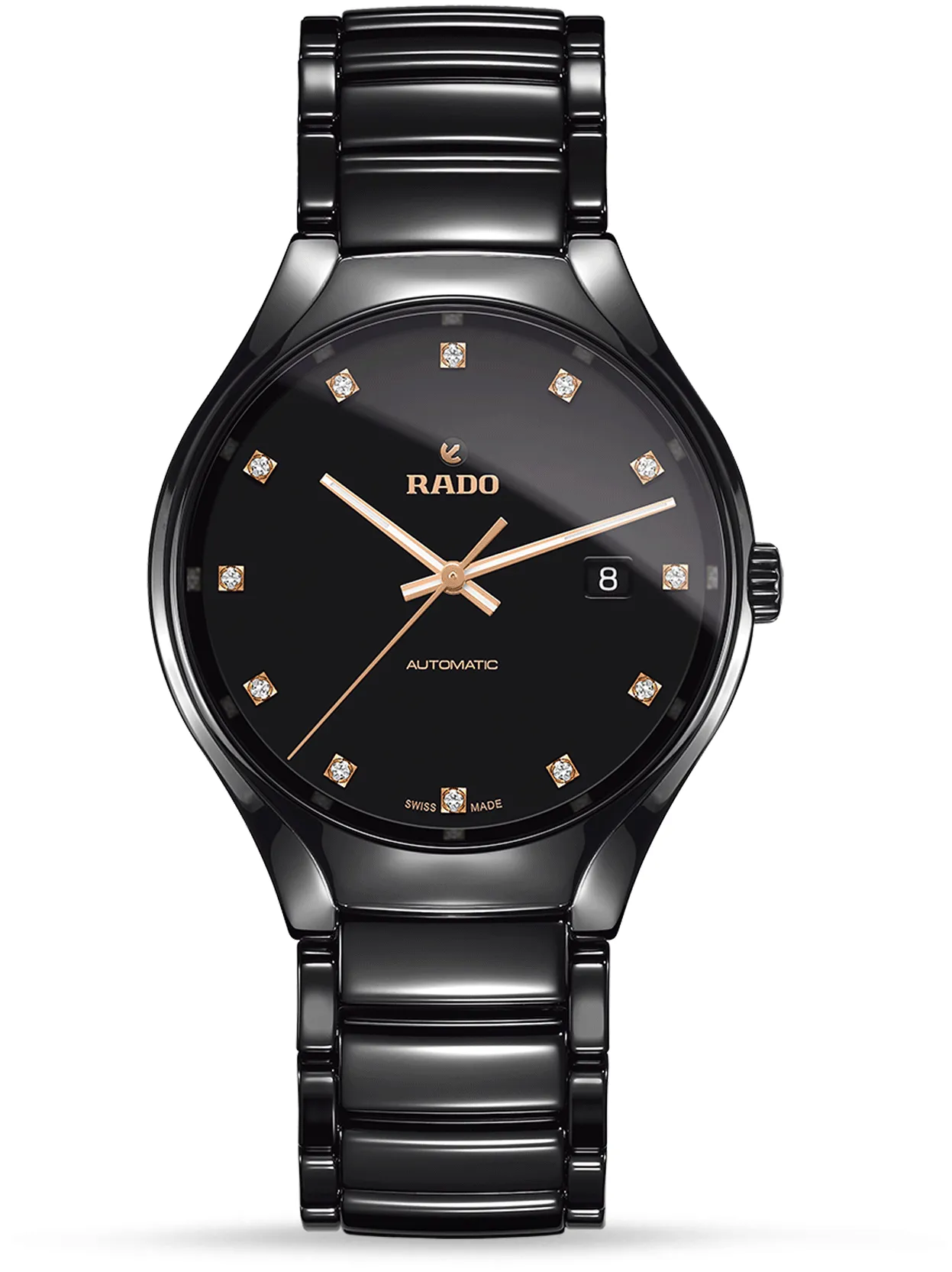 Rado True R27056732 40mm Black ceramic Black