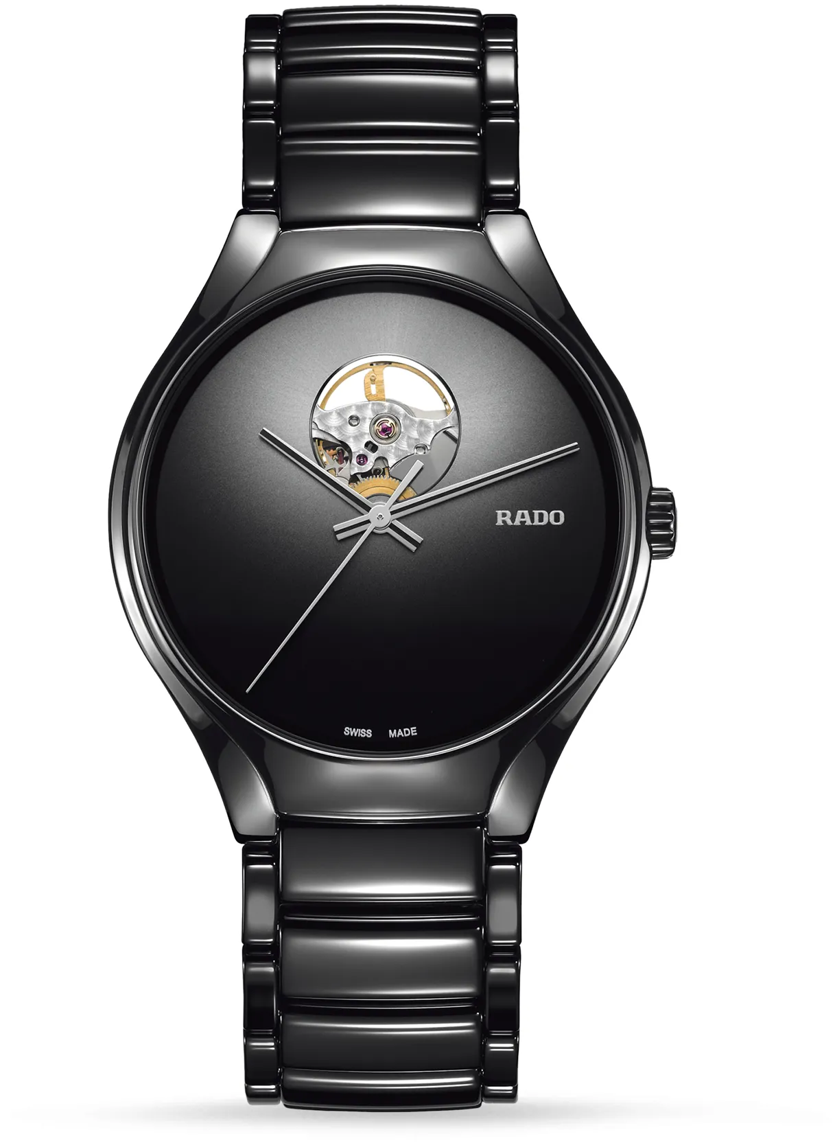 Rado True R27107152 40mm Black ceramic Black