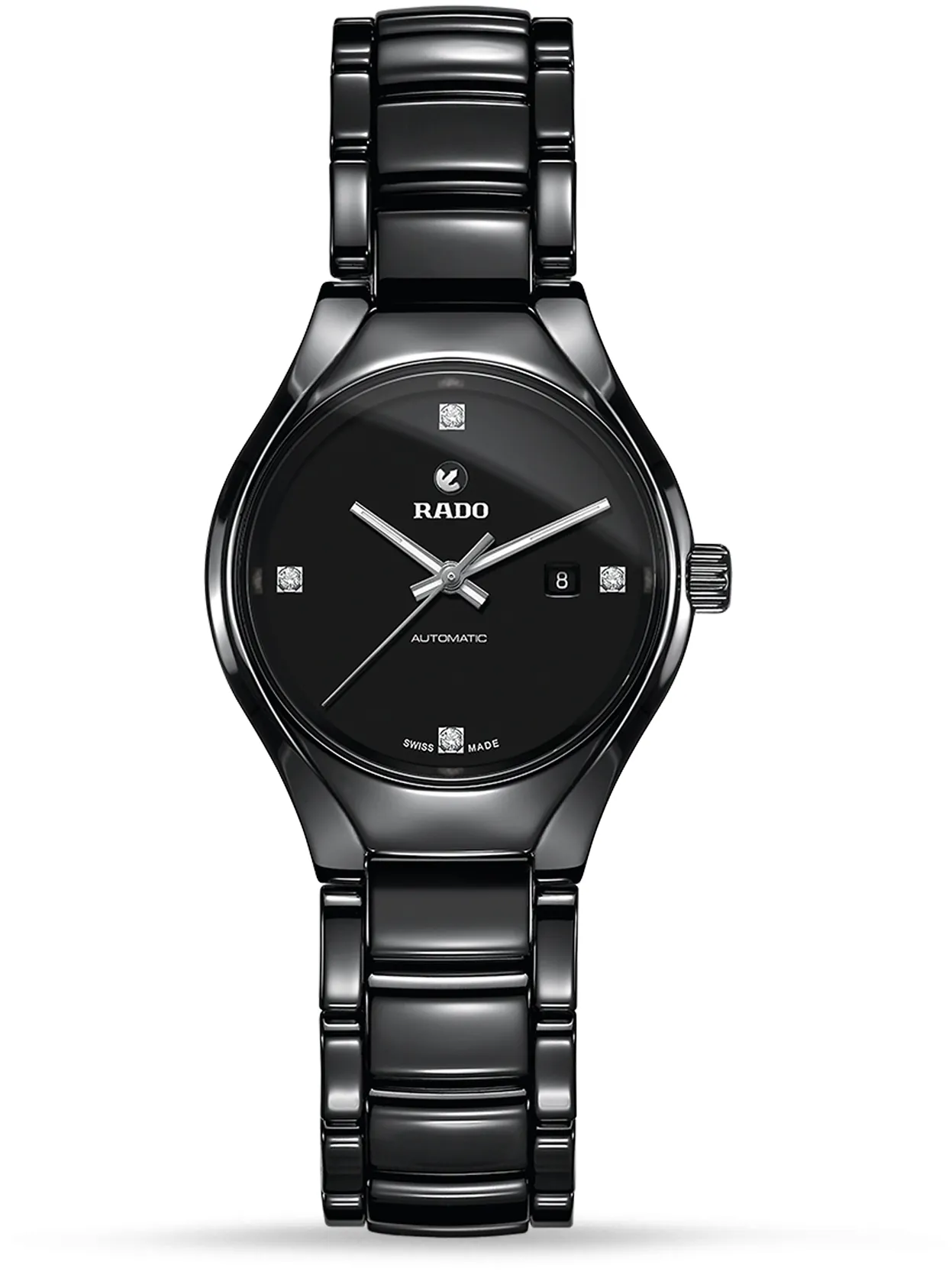 Rado True R27242722 30mm Black ceramic Black