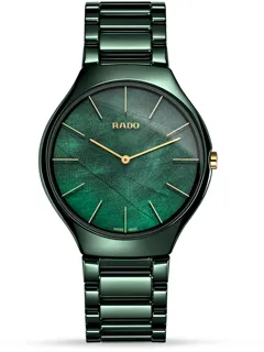 Rado True Thinline R27006912 Ceramic and PVD Green