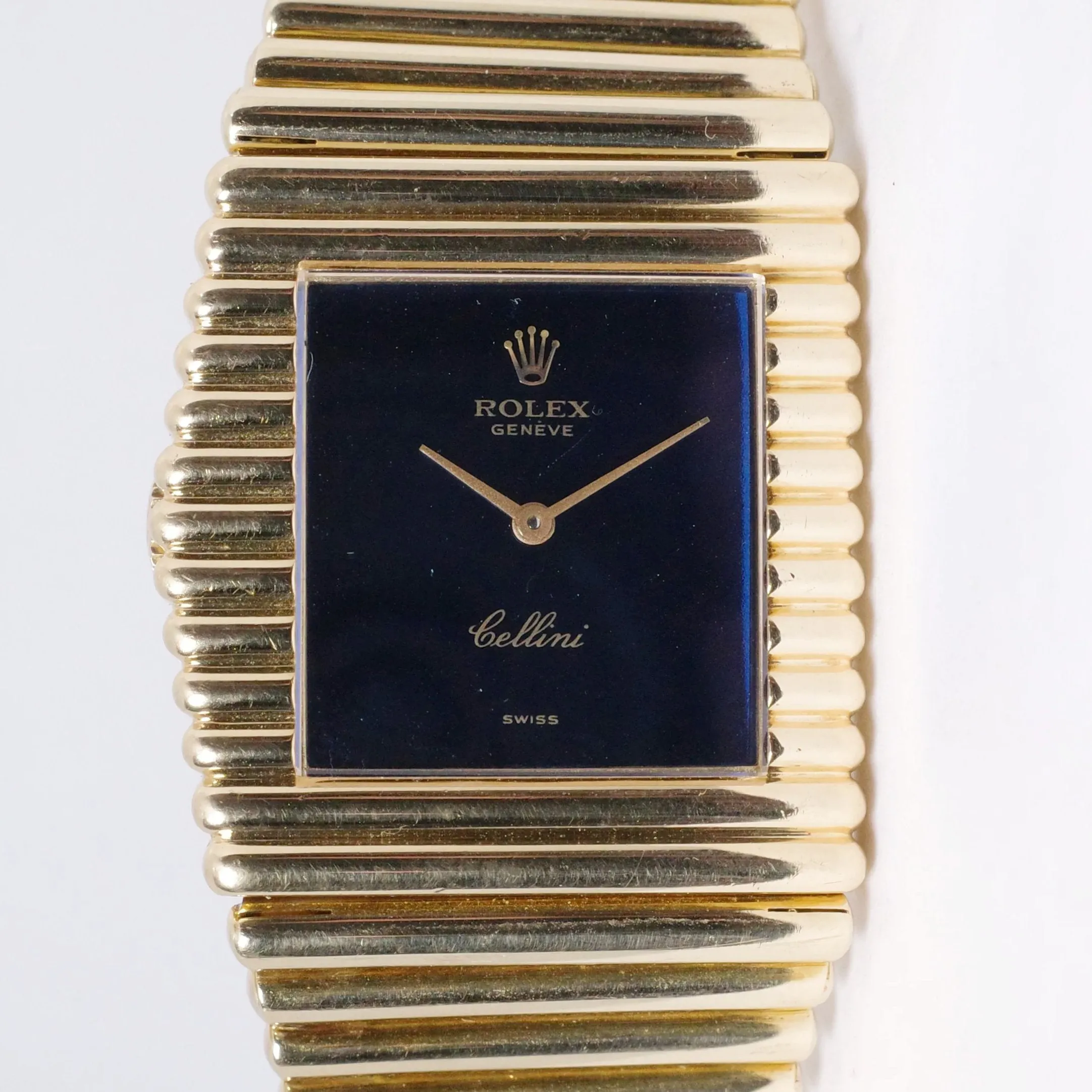 Rolex Cellini King Midas 4015 Yellow gold Blue