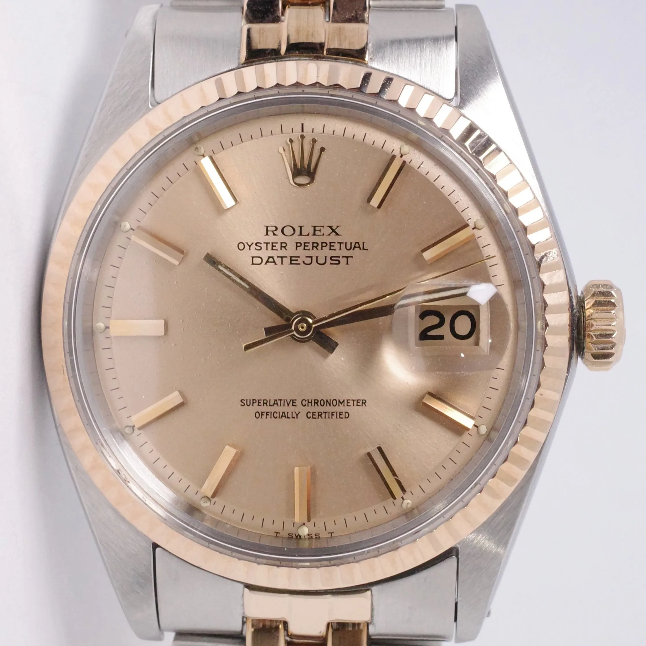 Rolex Datejust 1601 36mm Stainless steel Rose