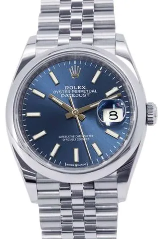 Rolex Datejust 36 126200 36mm Stainless steel Blue