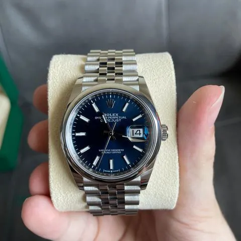 Rolex Datejust 36 126200 36mm Stainless steel Blue 1