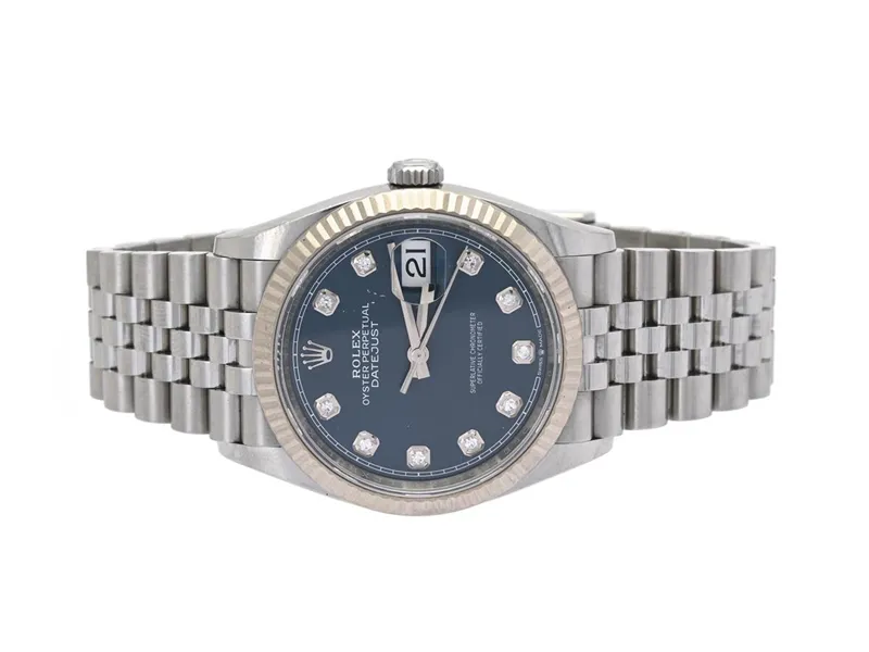 Rolex Datejust 36 126234 36mm White gold and Stainless steel Blue