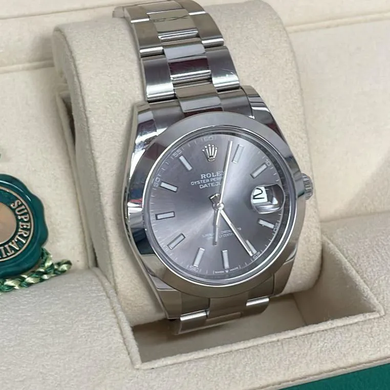 Rolex Datejust 41 126300-0007 41mm Oystersteel Gray 2