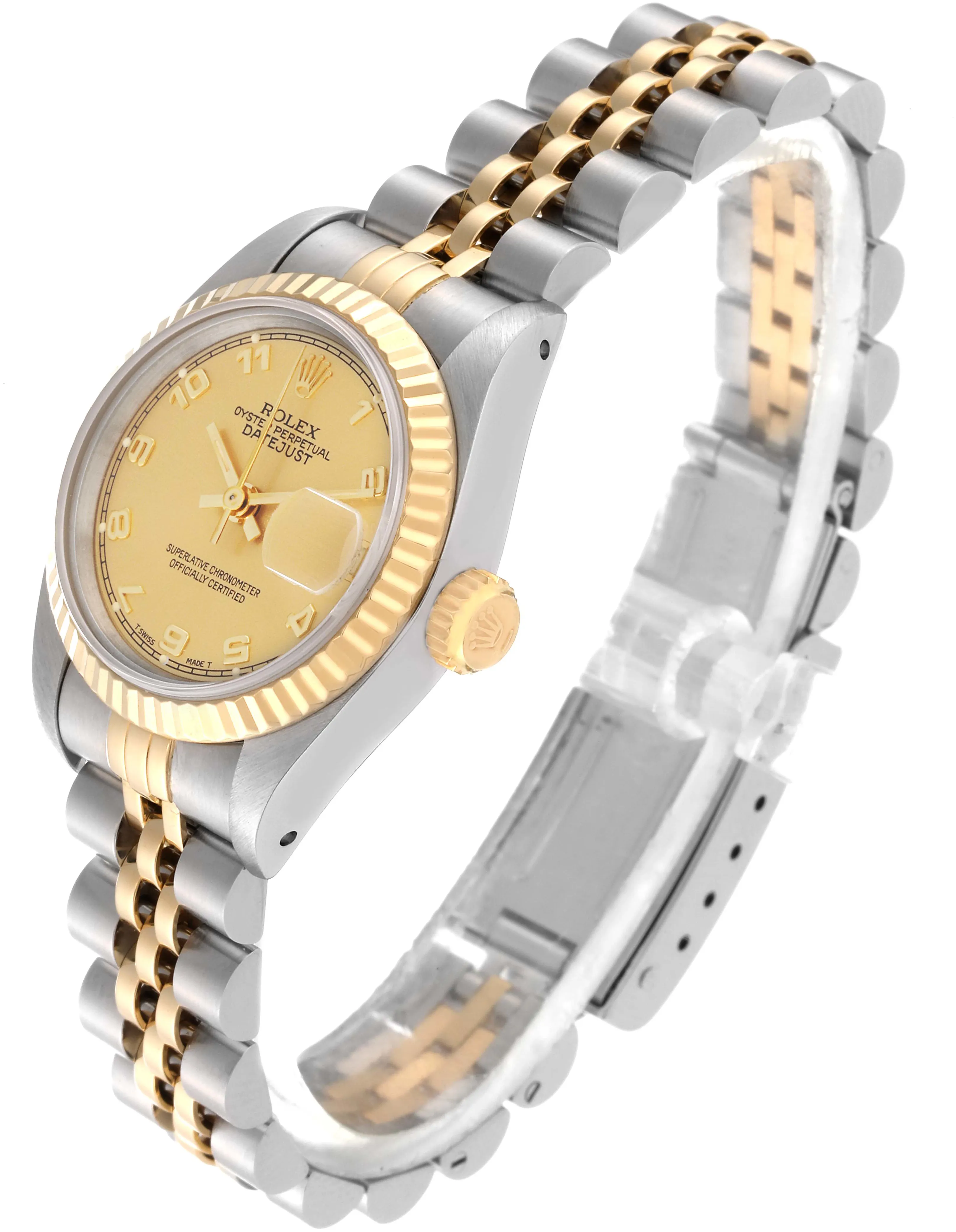 Rolex Datejust 69173G 26mm Stainless steel Champagne 3