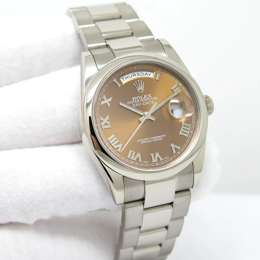 Rolex Day-Date 36 118209 36mm White gold Bronze