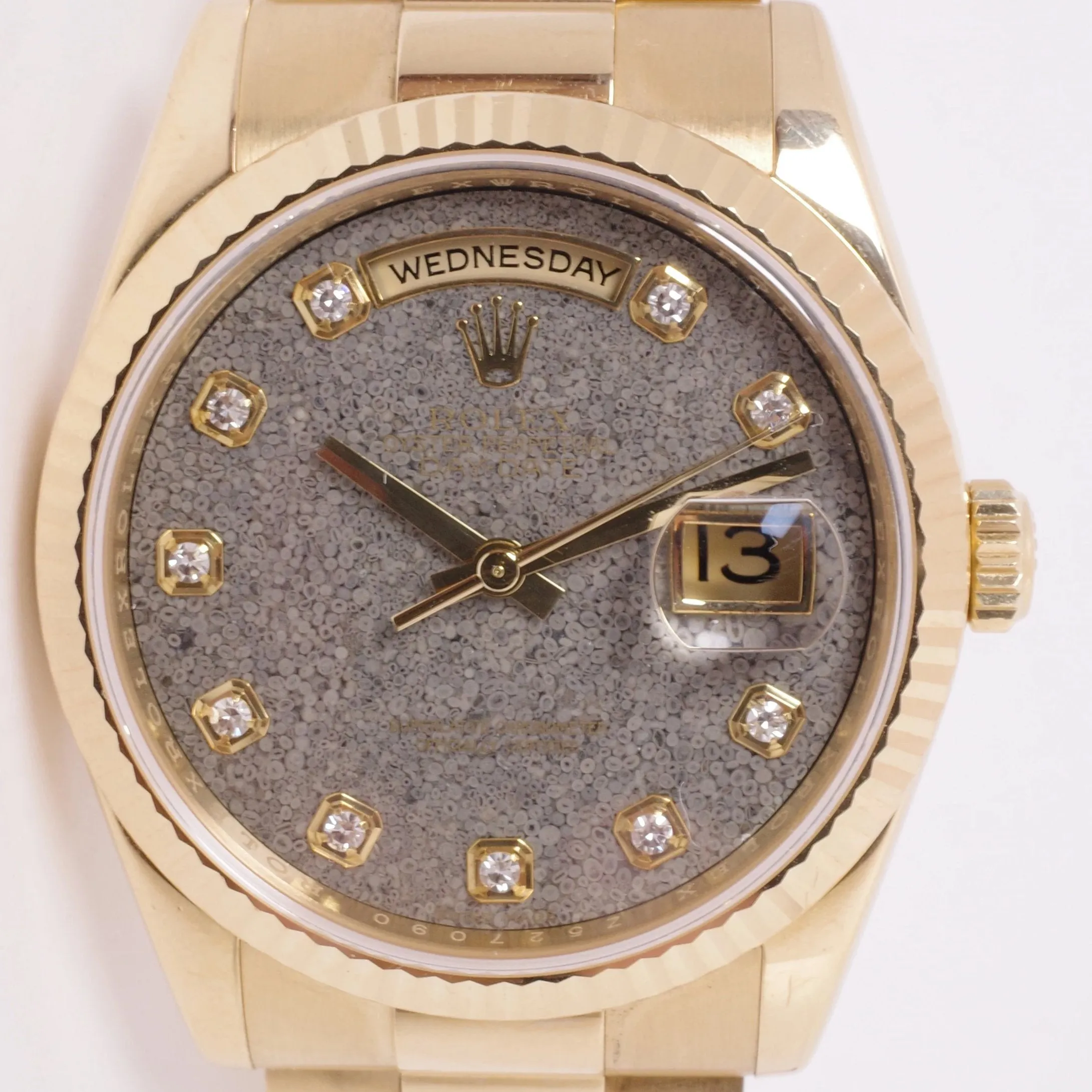 Rolex Day-Date 36 118238 36mm Yellow gold Gray