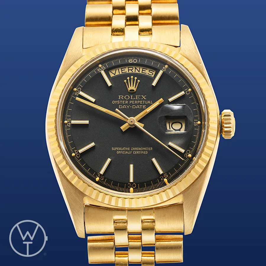 Rolex Day-Date 36 1803 36mm Yellow gold Black