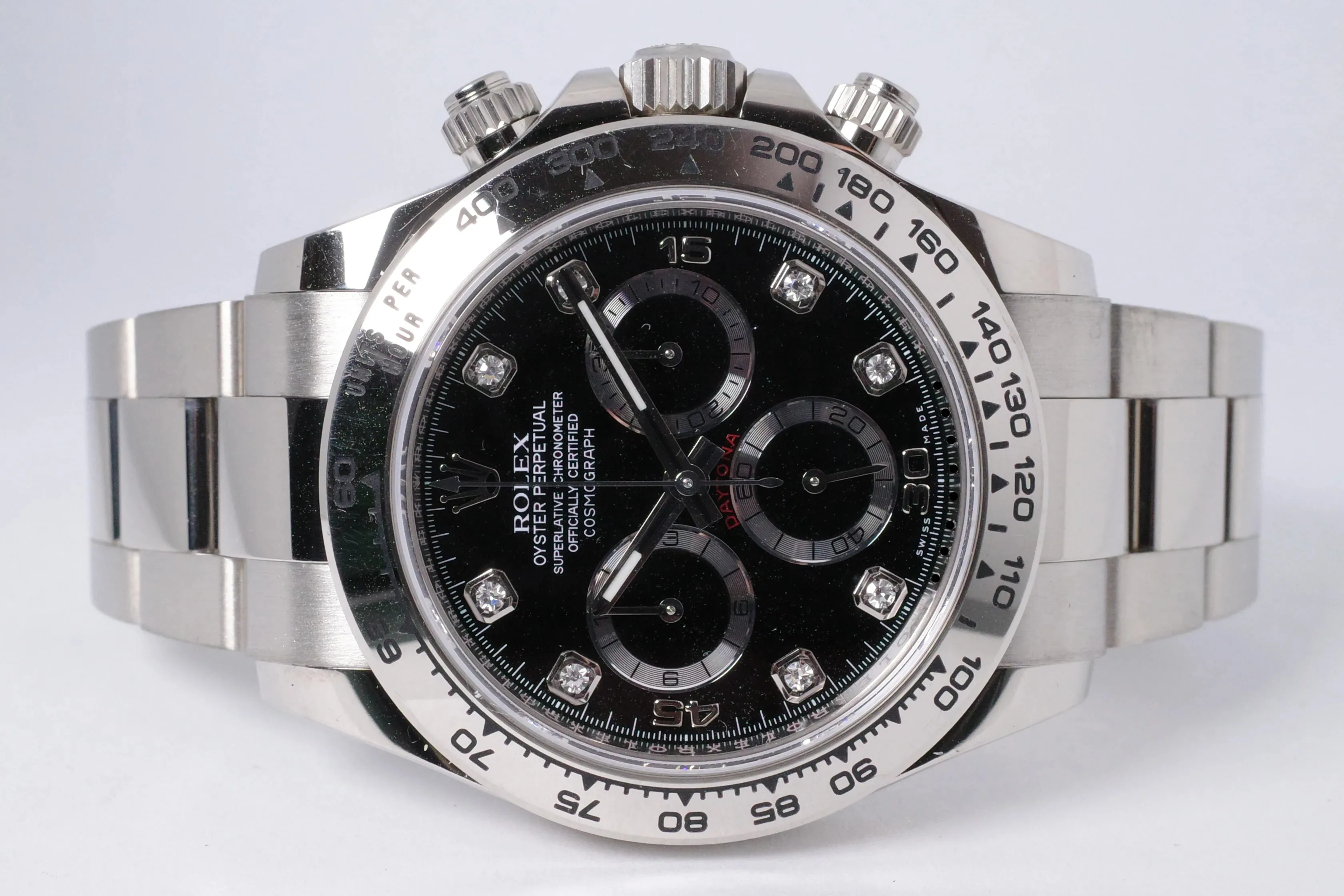 Rolex Daytona 116509 40mm White gold Black 1