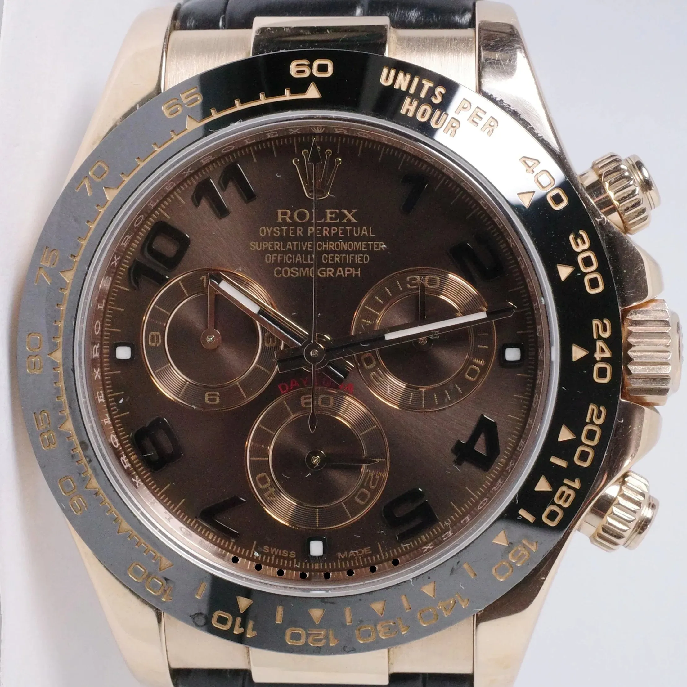 Rolex Daytona 116515ln 40mm Rose gold Brown