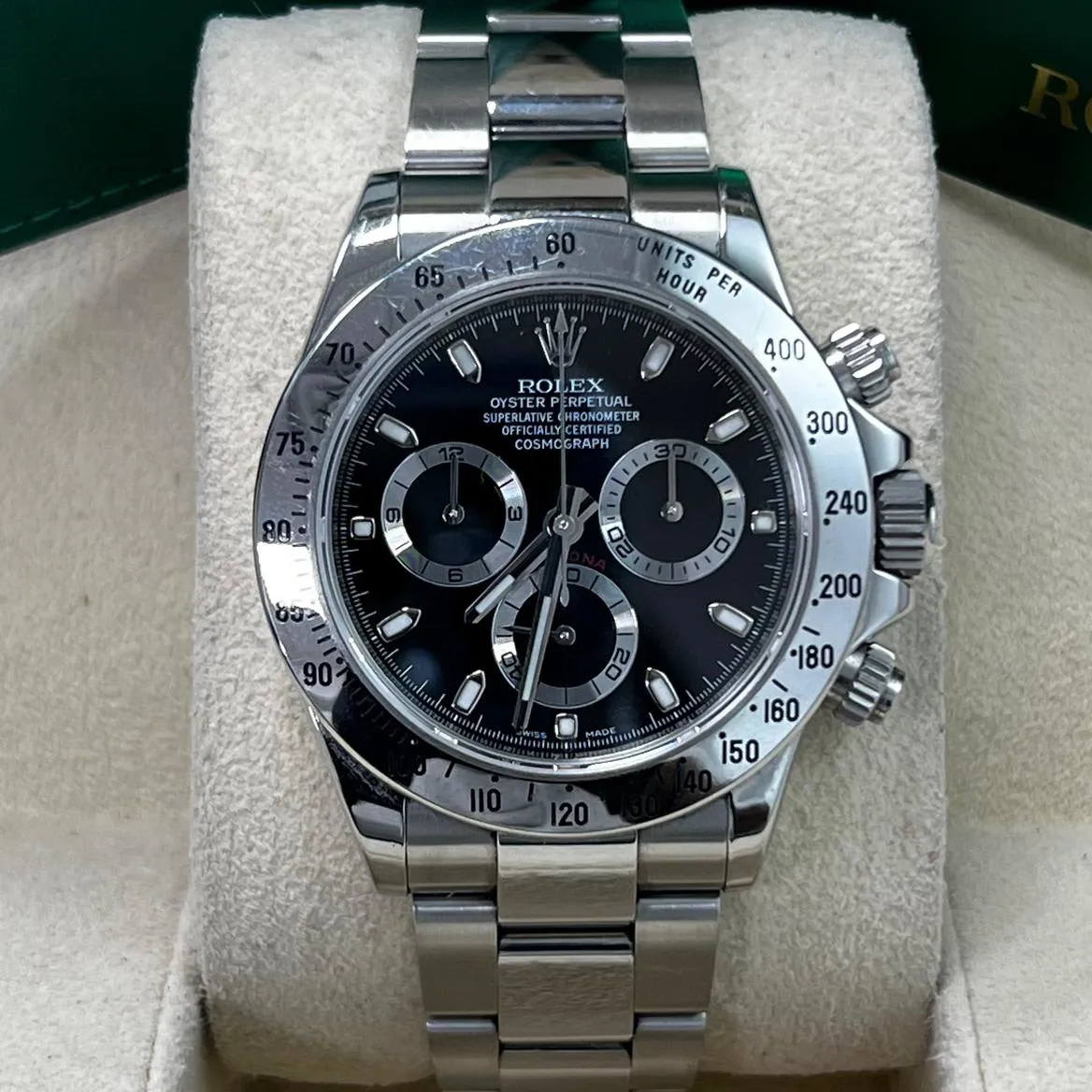 Rolex Daytona 116520-0015 40mm Stainless steel Black