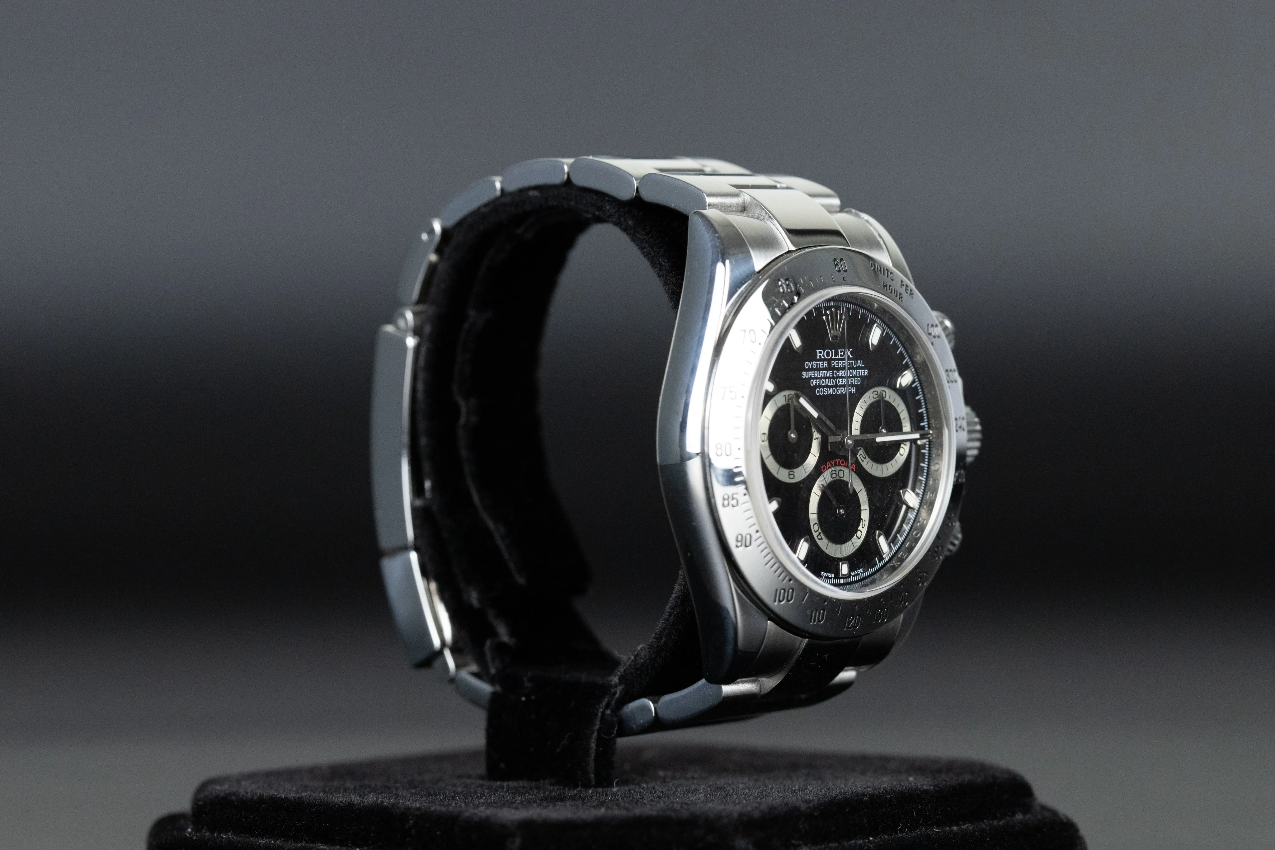 Rolex Daytona 116520 40mm Stainless steel Black 2