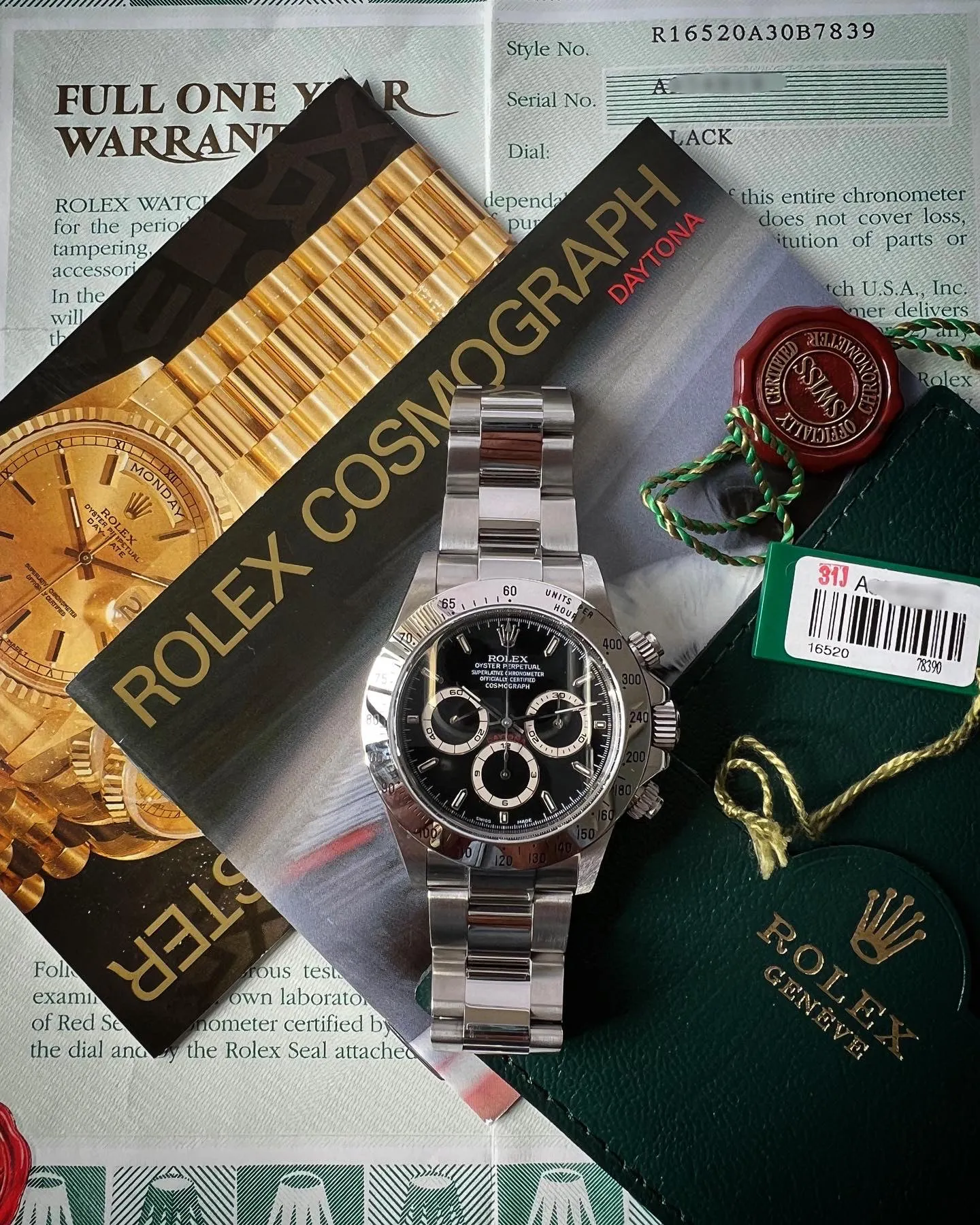 Rolex Daytona 16520 40mm Stainless steel White 11