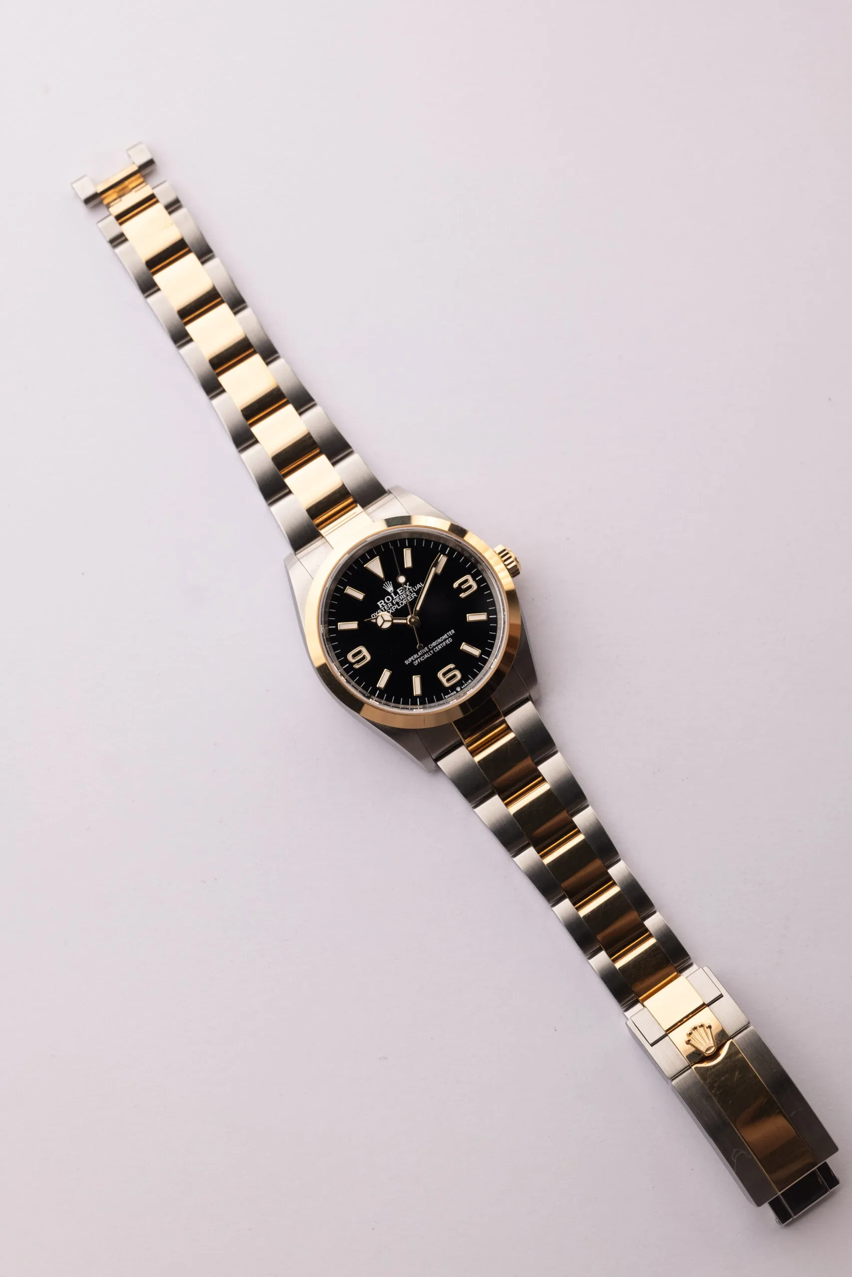 Rolex Explorer 124273 36mm Yellow gold 1