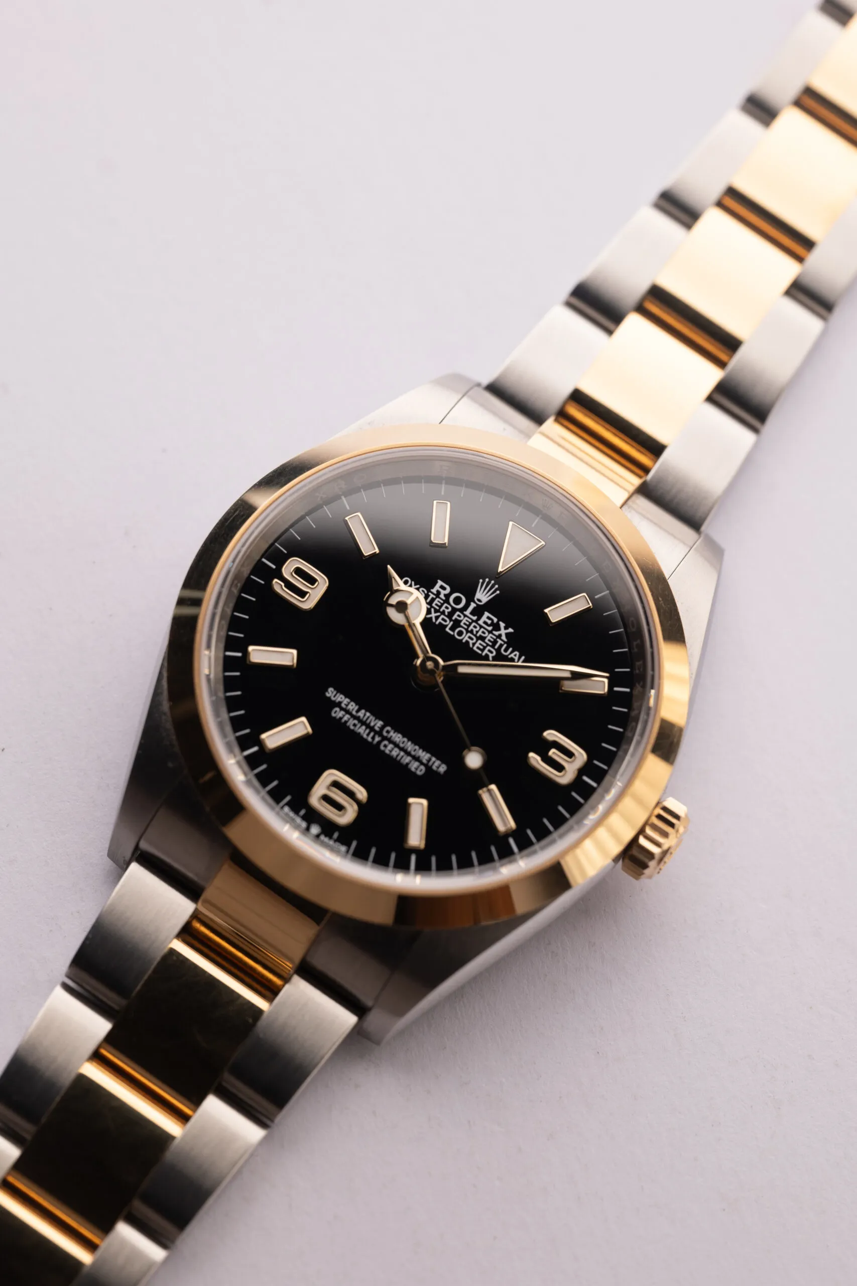 Rolex Explorer 124273 36mm Yellow gold 2