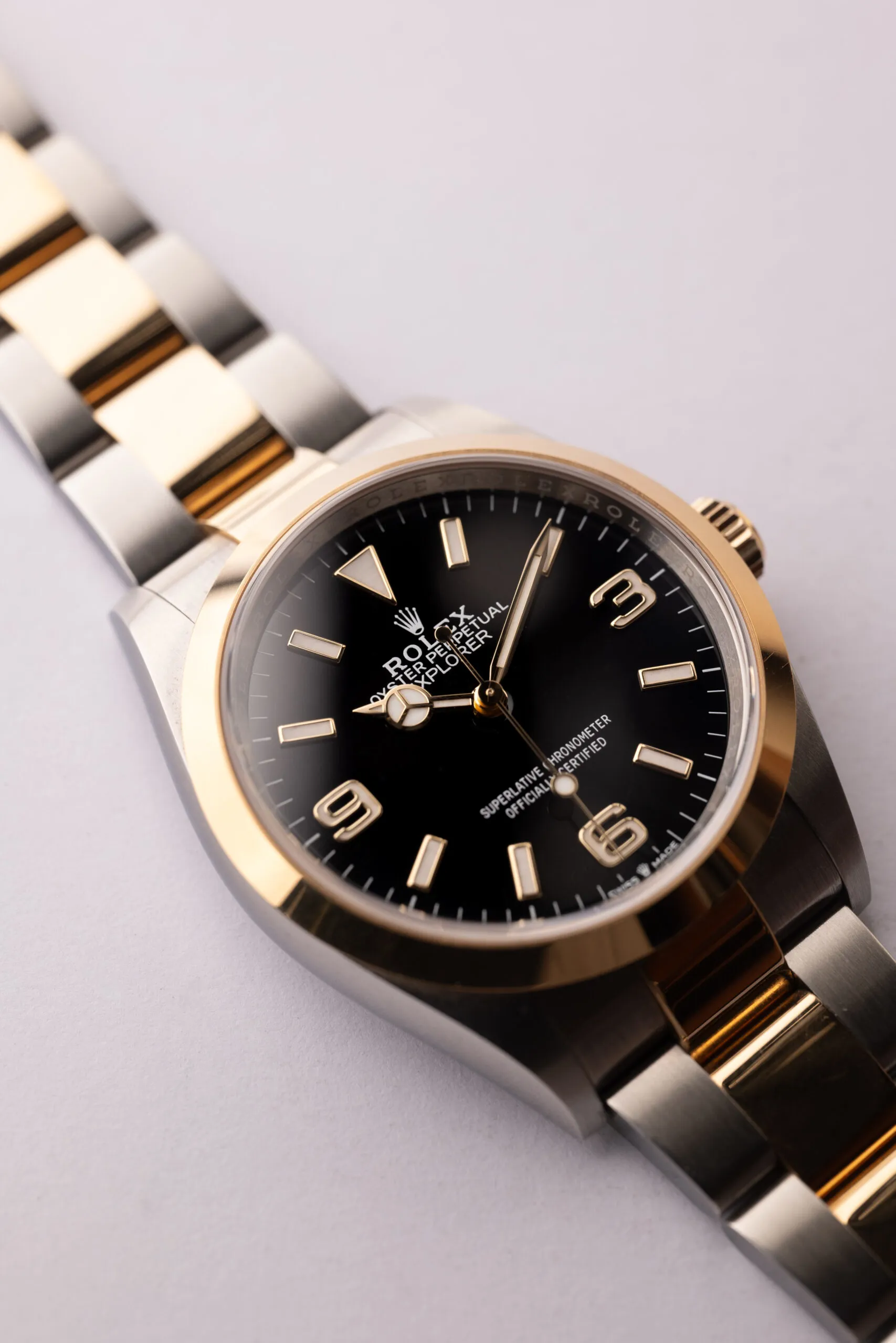 Rolex Explorer 124273 36mm Yellow gold 4