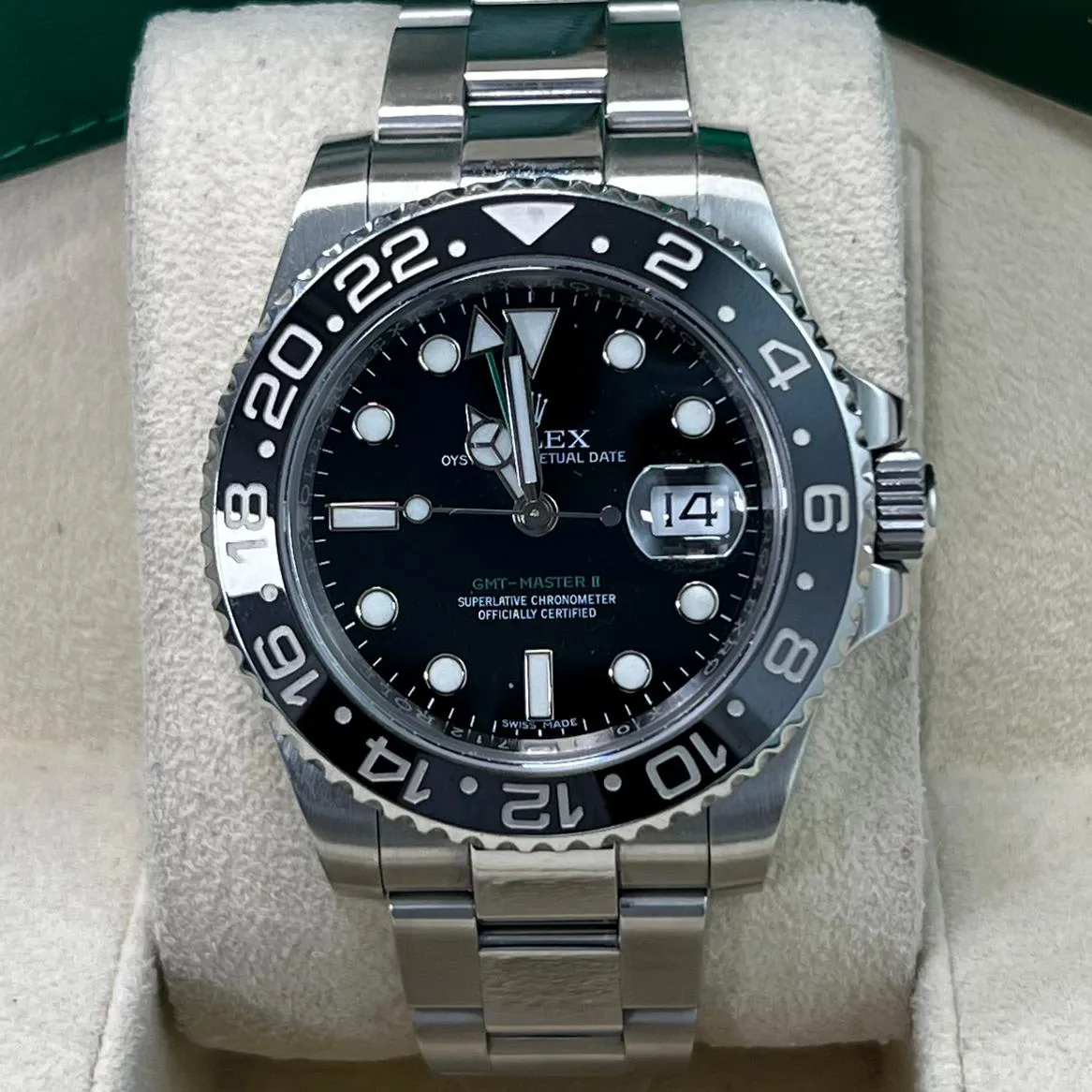 Rolex GMT-Master II 116710LN-0001 40mm Stainless steel Black