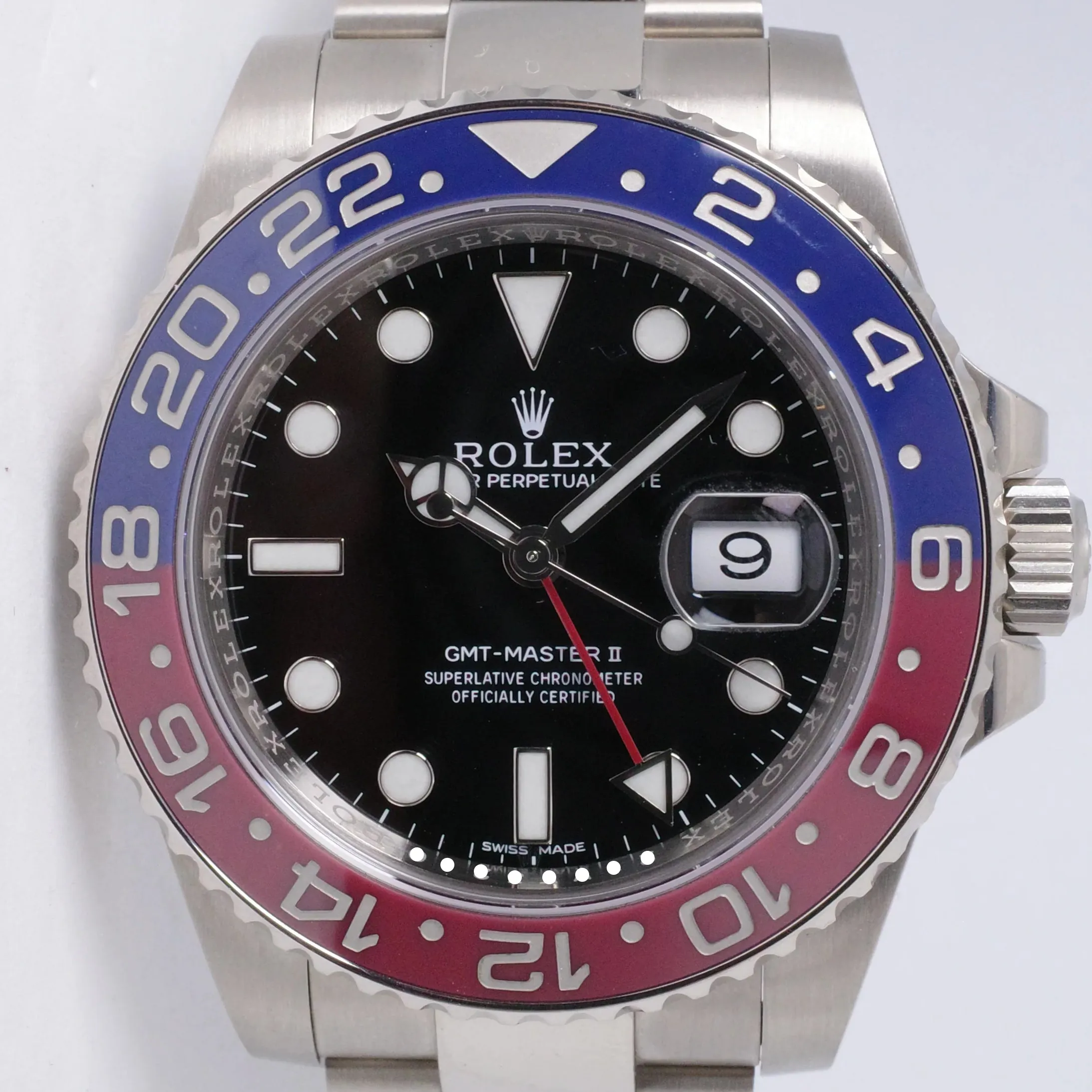 Rolex GMT-Master II 116719BLRO 40mm White gold Black