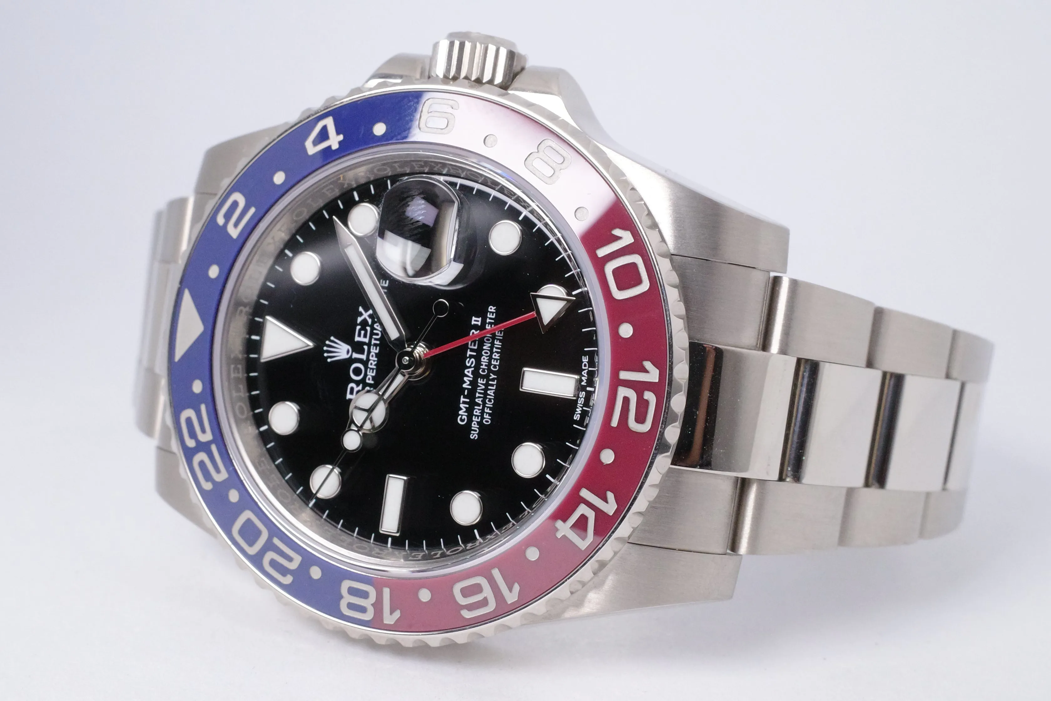 Rolex GMT-Master II 116719BLRO 40mm White gold Black 2