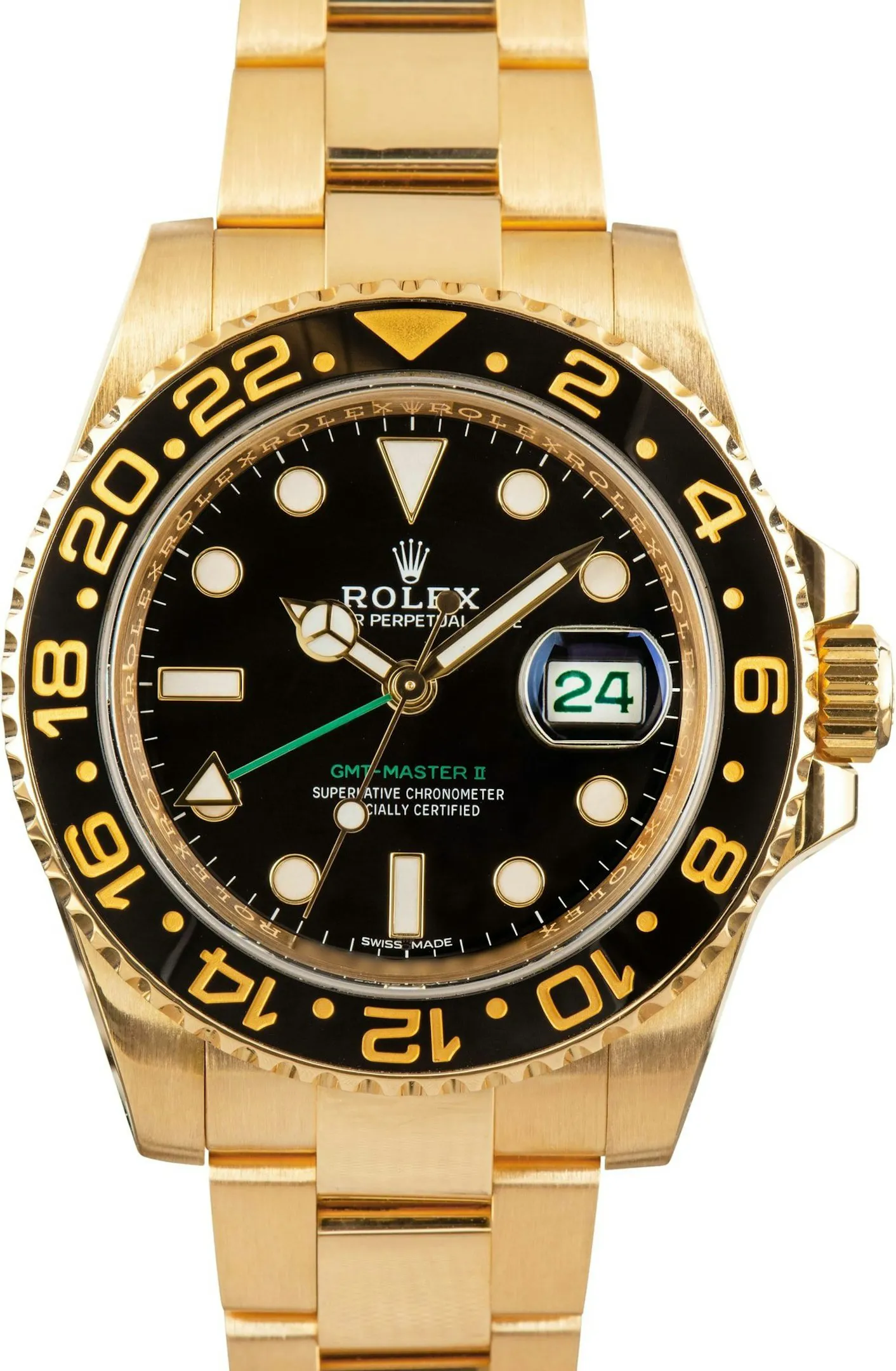 Rolex GMT-Master II 116718 40mm Yellow gold Black 1