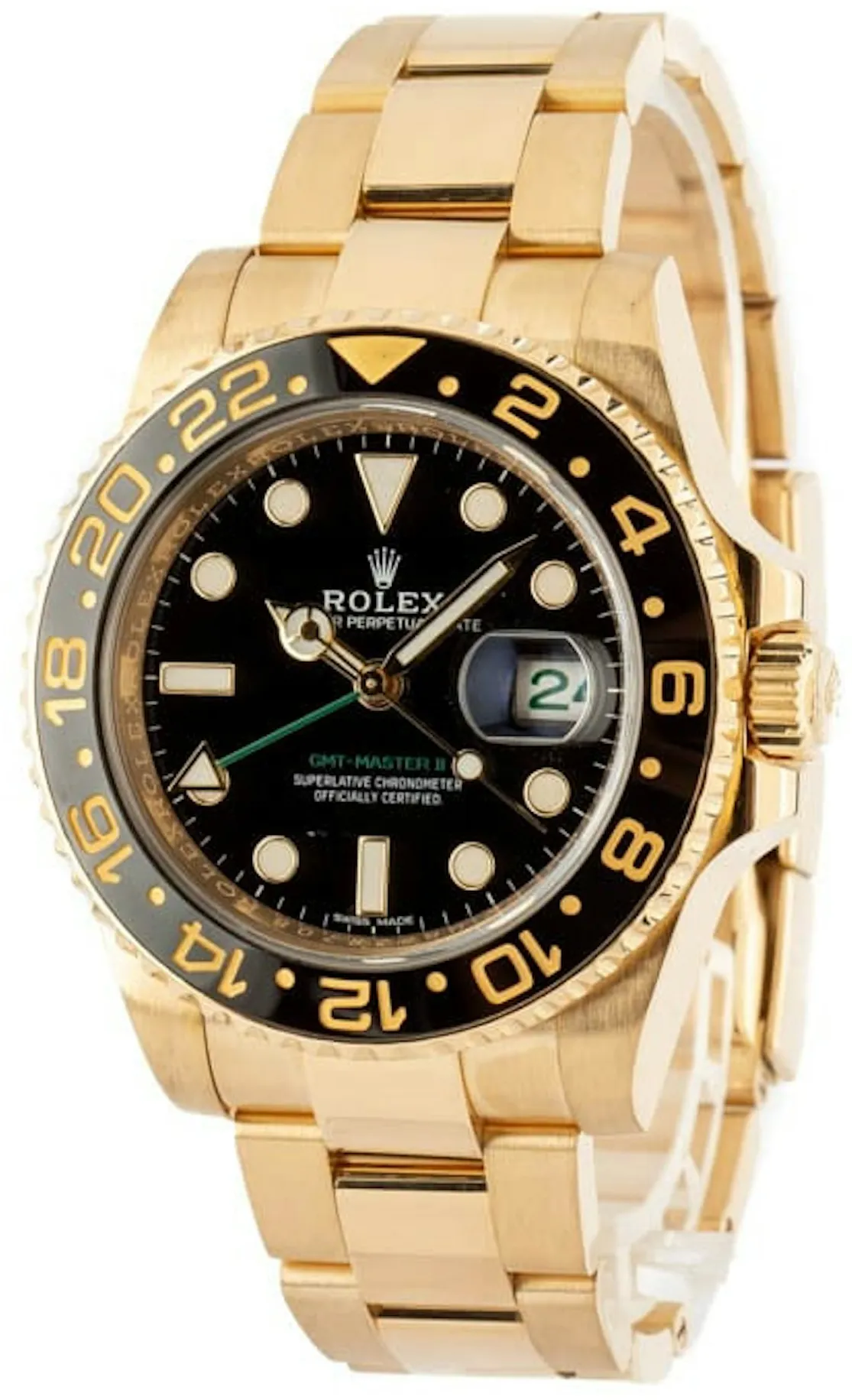 Rolex GMT-Master II 116718 40mm Yellow gold Black 3